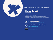 Tablet Screenshot of enfrancaisdansletexte.be